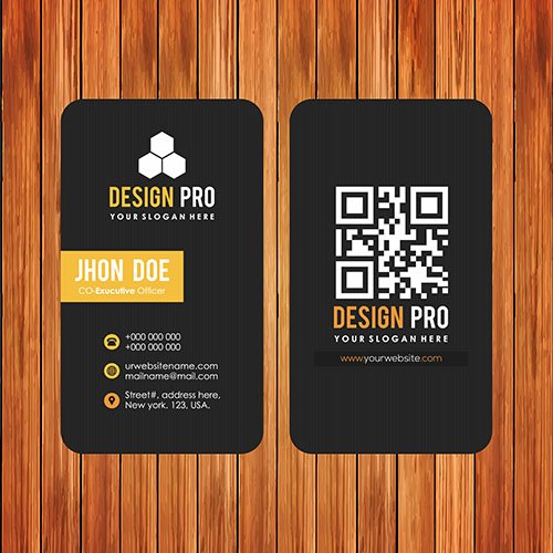 Business Card with QR code