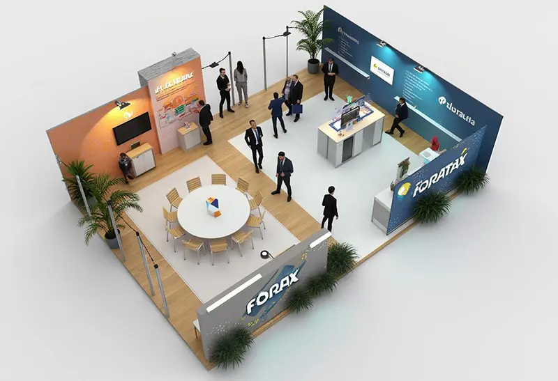 What Makes a Great Exhibition Booth Design? 2 Smart layout planning enhances visitor experience and engagement