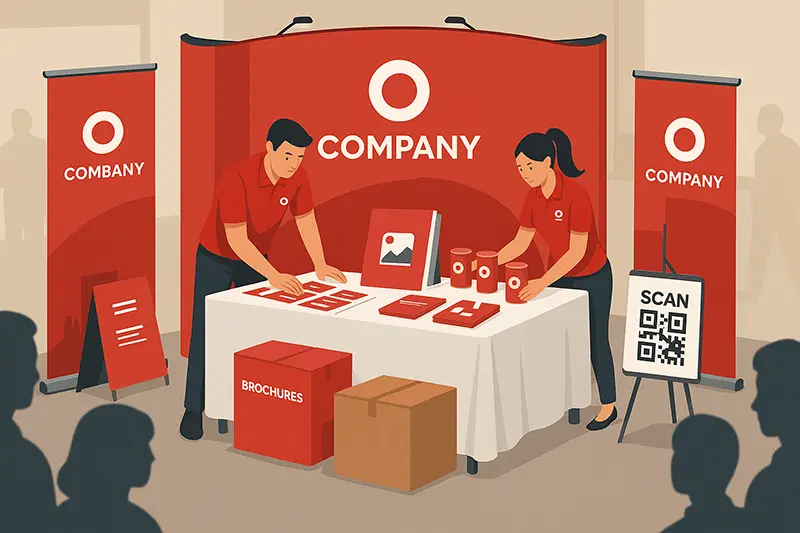 Print Collateral Timeline for Expo Success 4 A well-prepped booth attracts more attendees