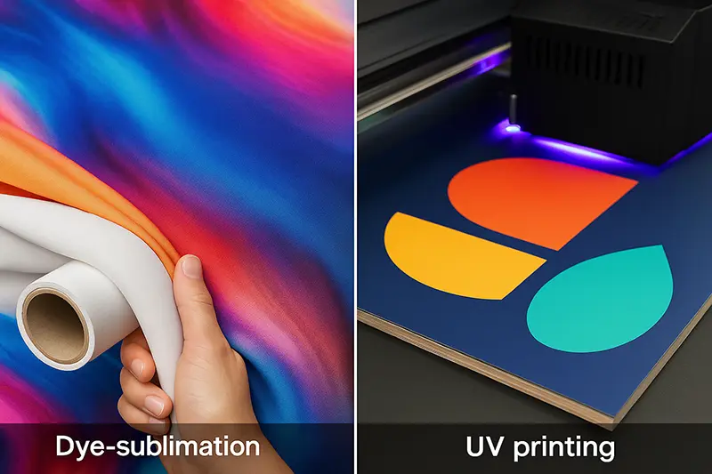 Smart Backdrops Transform Event Stages 3 Comparison of dye-sublimation and UV printing methods