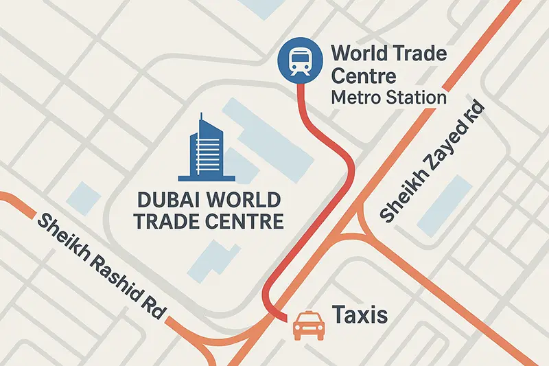 Dubai World Trade Centre (DWTC) 4 How to get to DWTC easily by metro and road