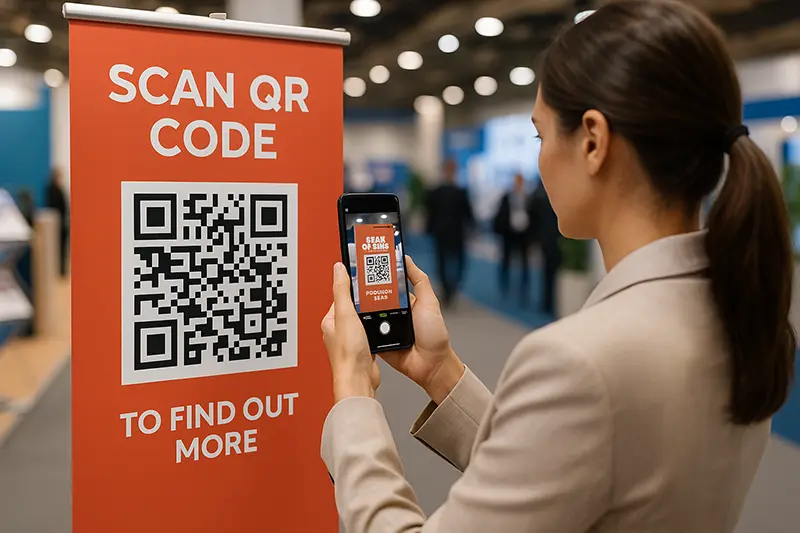 INDEX Expo: Interior Signage That Sells 3 QR code signage helps drive digital engagement
