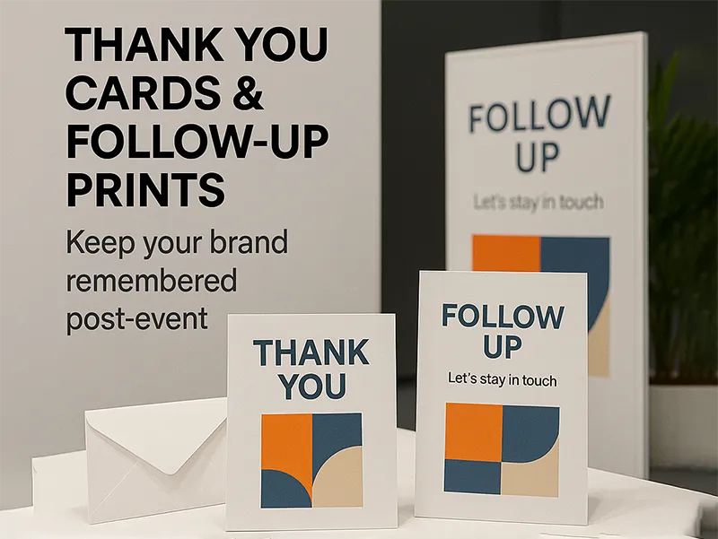 Thank You Cards & Follow-Up Prints
