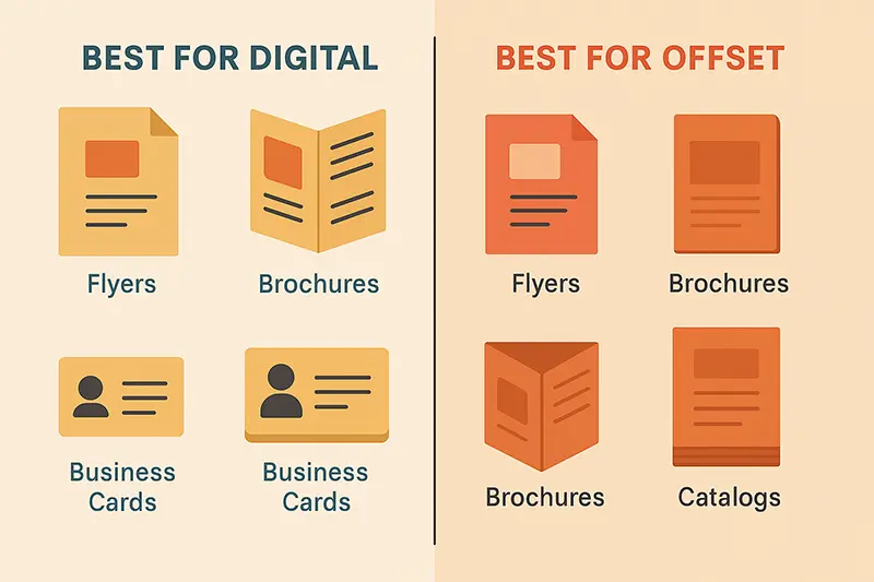 Digital Printing vs Offset: Which to Choose? 3 When to choose digital or offset printing